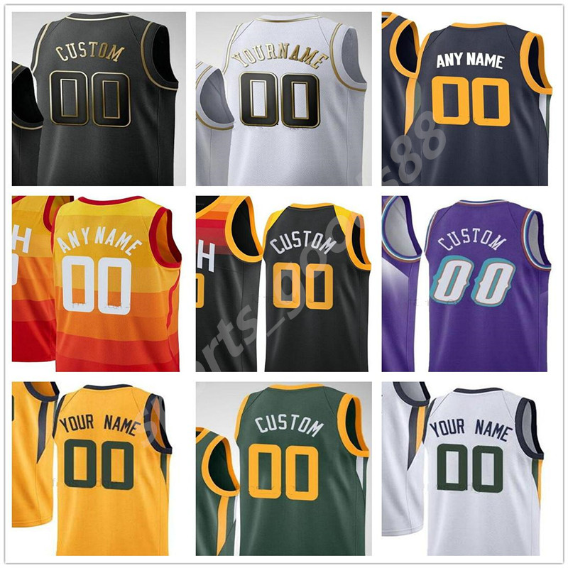 

Custom Printed Donovan 45 Mitchell Mike 10 Conley Rudy 27 Gobert Bojan 44 Bogdanovic 00 Clarkson Men Woman Kids Basketball Jerseys, Colour 1