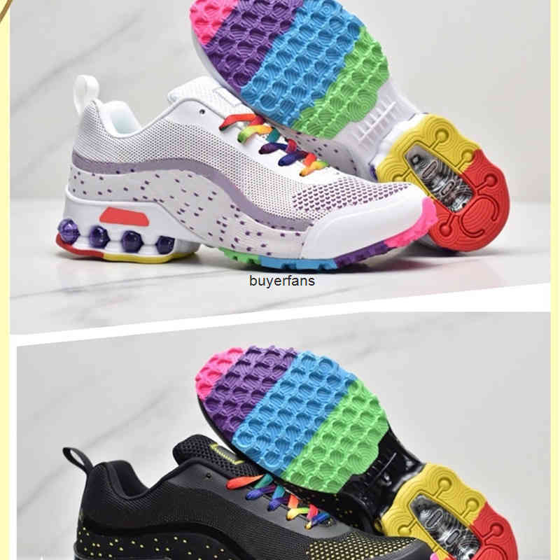 

Shoes Reax Run Men Women Rainbow Running Black Orange Green Mens Ladies Cushion Breathable Sneaker des Chaussure Trainer, Bubble wrap packaging