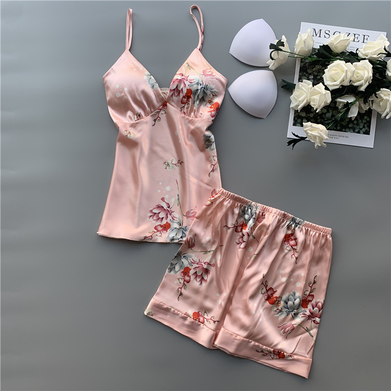 

Sweet Pink 2pcs Paige Sexy Woman's Suit Neck a Wrinkle Jacket Up Pants Nfnt, Pink-4