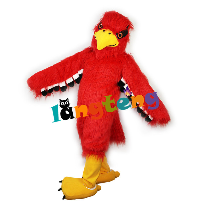 Costumes de mascotte790 Redhair Falcon Eagle Hawk Bird Mascot Costume Theme Mastre Carnival Fancy Dishy