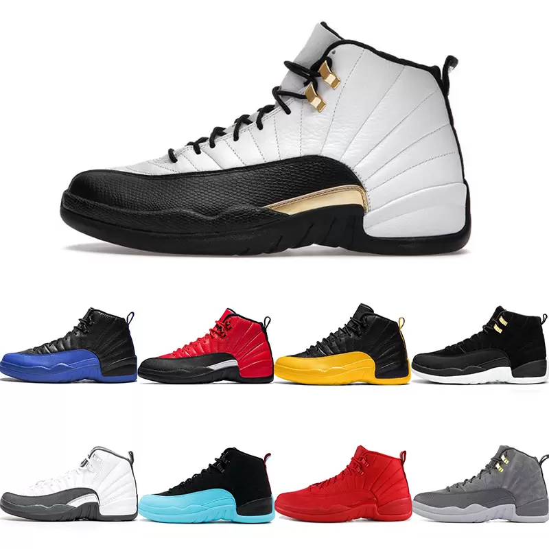 

New Release Mens Shoes 12s Jumpman 12 Royalty Taxi Utility Grind Twist University Men Women Sneakers Gym Red Trainers Outdoor