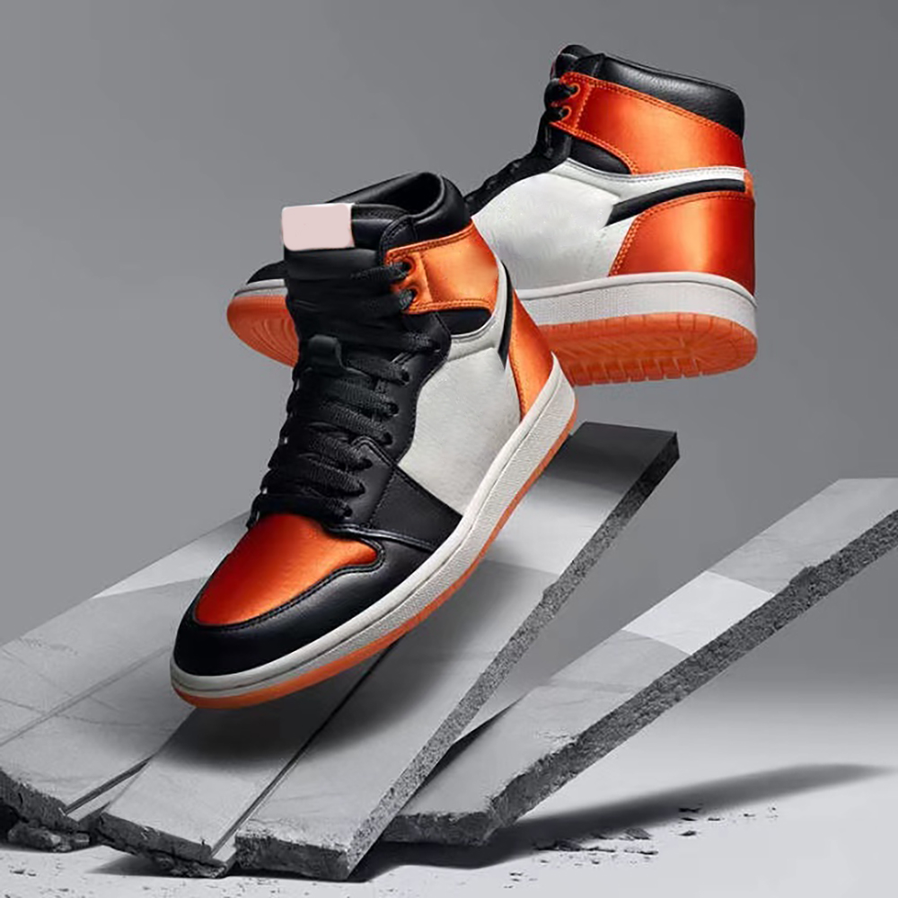 

2021 High Quality Jumpman Women's Basketball Shoes men's 1 S Satin Shattered Backboard Outdoor Sports
