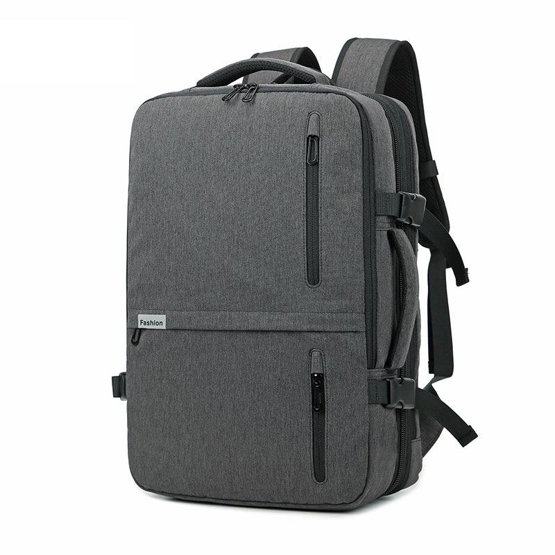 

Backpack Korean Fashion Anti-theft Business Bag Oxford Cloth Zipper Multifunctional Large Capacity Outdoor, Black