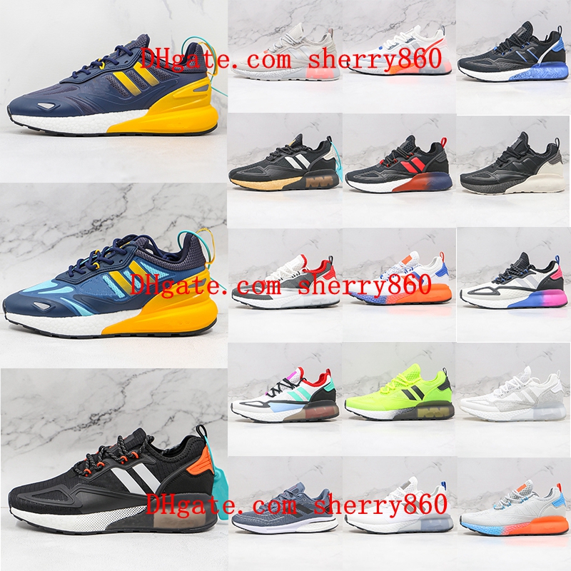 

2021 running shoes Black Yellow white men sports sneakers Green Without Box, Picture 6