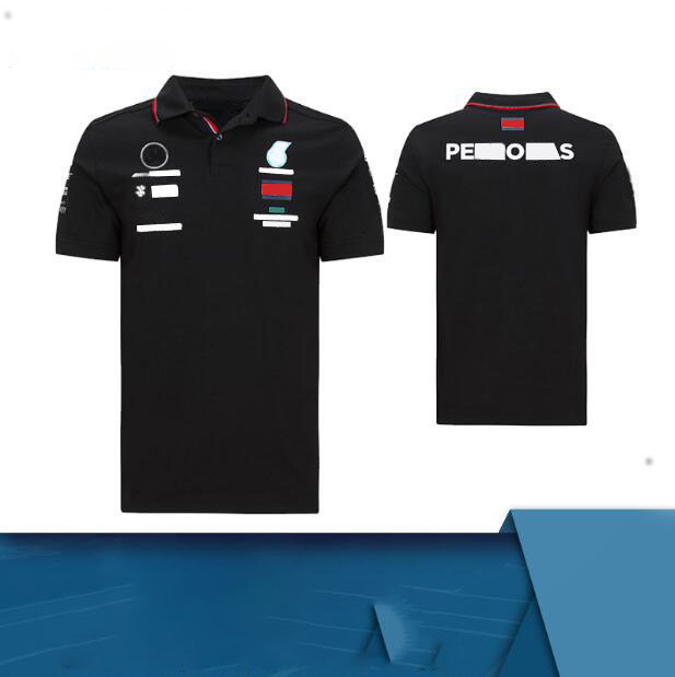 f1 racing shortsleeved lapel tshirt can be customized racing suit polo shortsleeved polyester quickdrying-image-662557907