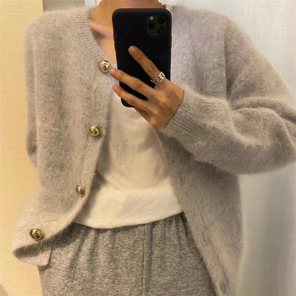 

Women's Sweaters Jsxdhk High quality female sweater, jacket with cleavage in the, cashmere, thick, , grey, winter 4M9Q, 1# shoe box