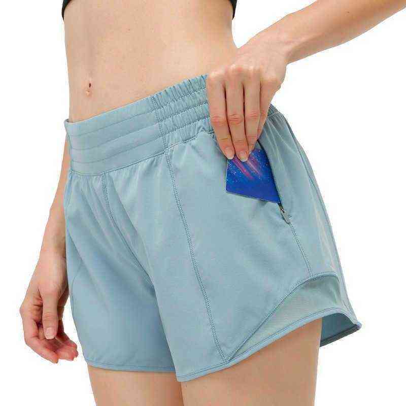 

L-188 Lulu Women Workout Legging Align Shorts Fitness Lu Yoga Quick-dry Breathable Sport Short Female Running Gym Leggings Athletic