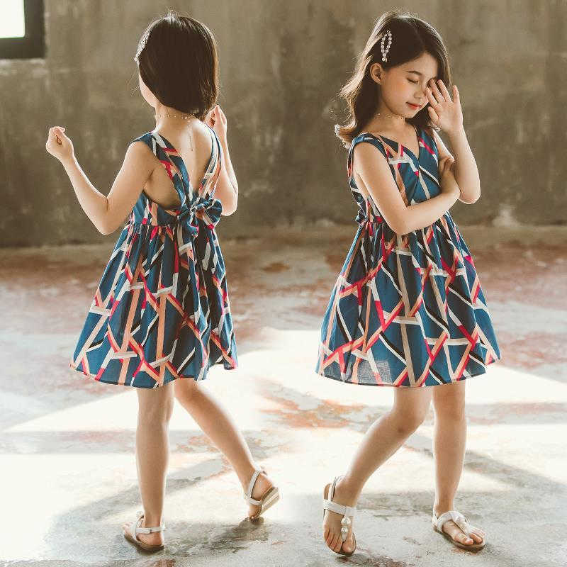 for Girls Dress Summer New Sweet Elegant Princess Dresses Children&#039;s Clothing Baby Girl Clothes 8 Years Kids Vest Party Clothing-image-703589337