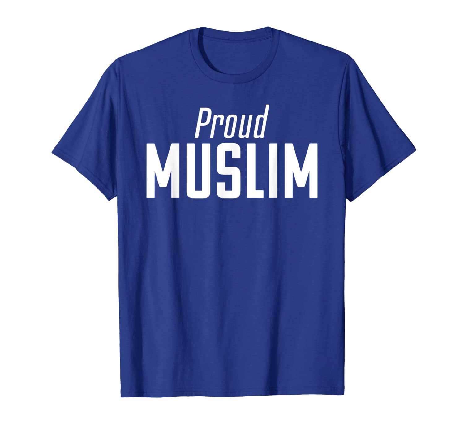 

"proud muslim" t-shirt for ramadan koran gift, White;black