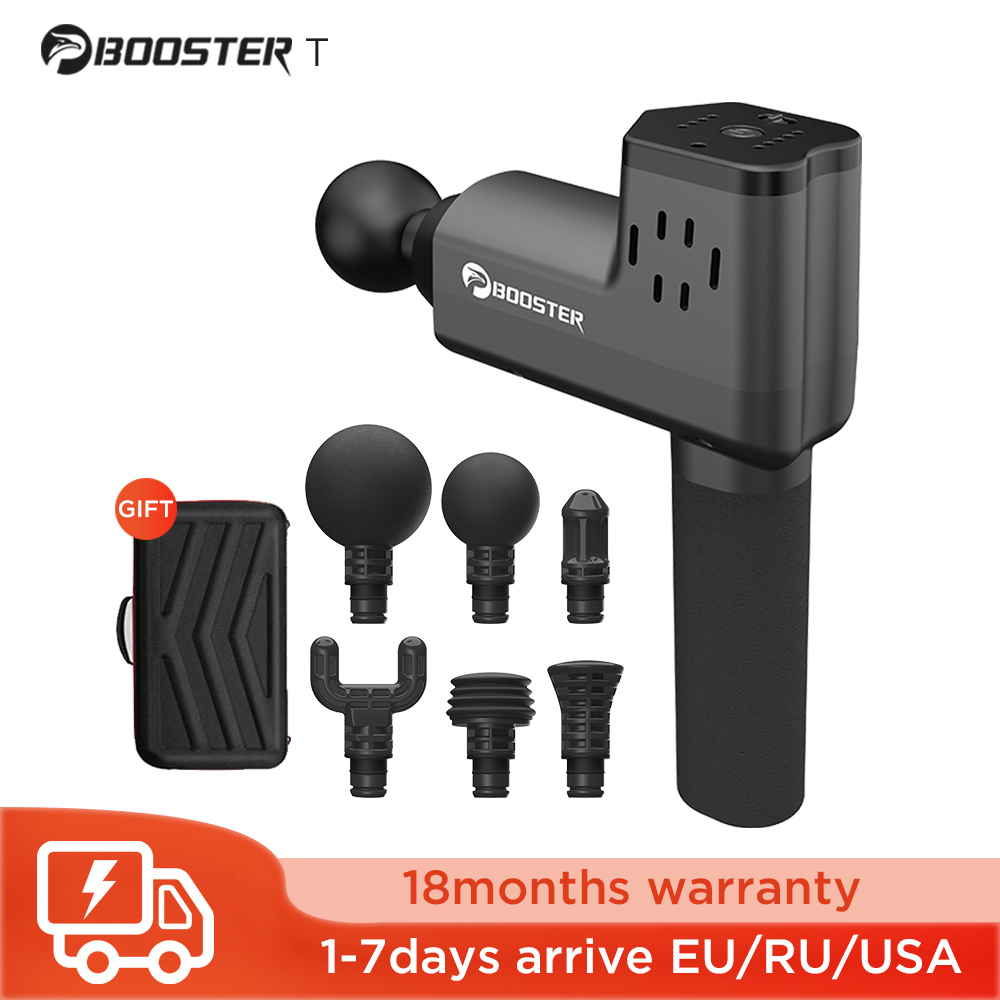 

Booster T Muscle Massage Gun Vibrating Muscle Massager Stimulator Body Massage & Relaxation Therapy Fitness Pain Relief