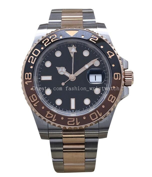 

mechanical watches 116710 116713 116718 116719 40mm ceramic bezel automatic new real photo stainless steel bracelet mens wristwatches