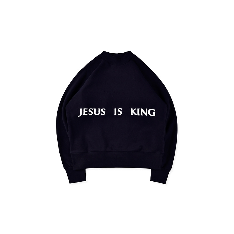 

2021 Kanye West New Arrivals Jesus Is King Chicago Printed Sweatshirts Men Women Crewneck Hoodie 2q7j