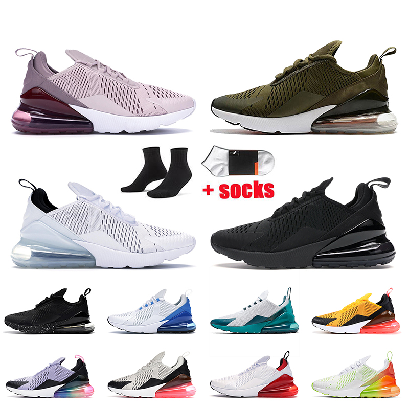 

270 Women Mens Run Shoes Fashion Cushion Sports Barely Rose 270s Medium Olive Triple Black White Off Gradient Photos Blue Tennis Trainers Sneakers Size 36-45, A39 barely rose 36-40