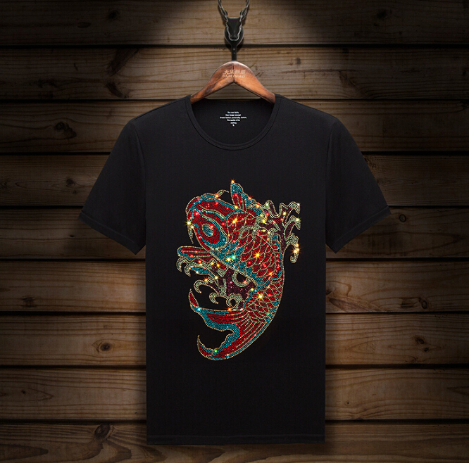 

2021 New Top Quality Diamond t Men T-shirt Jjwy, Black