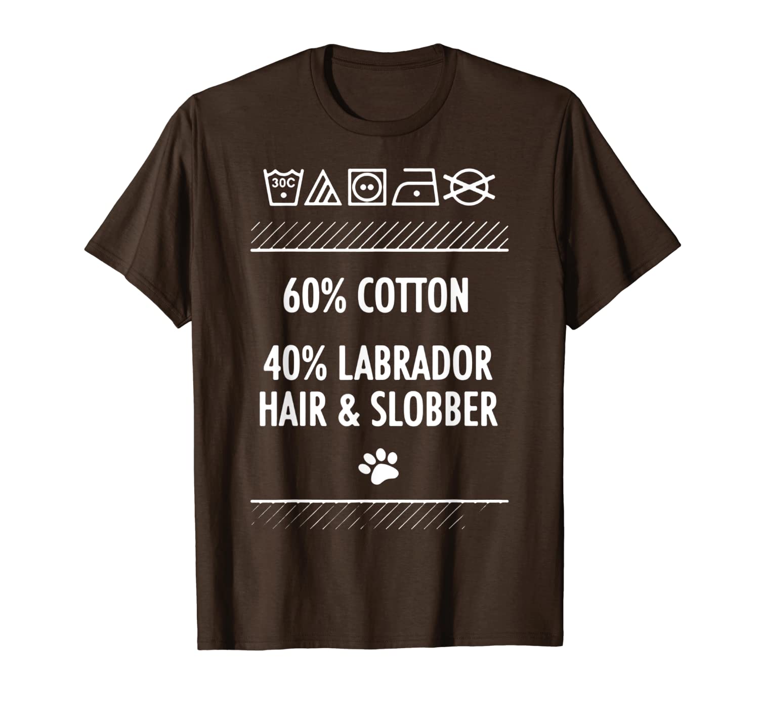 

a true labrador lovers t-shirt, White;black