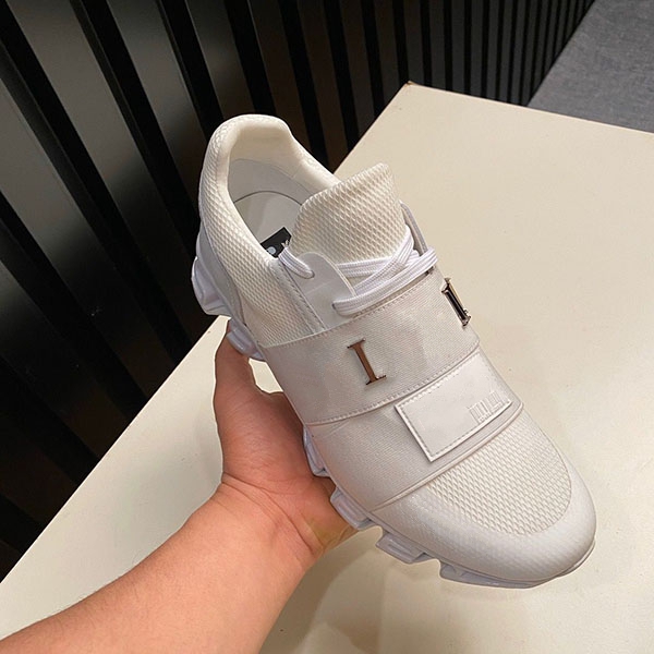 

2021 top men's high-end PI@HILP PI@IE leather casual shoes fashion low to help wild men's sports shoes shoes MKJ001, Black