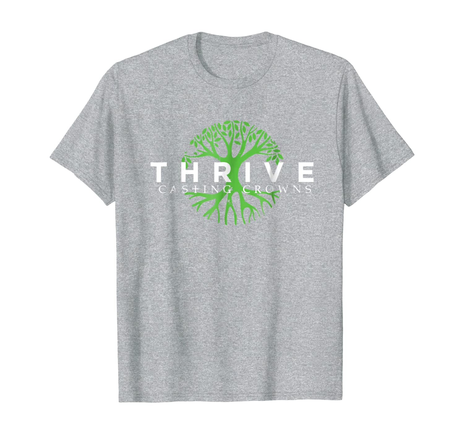 

tree green casting thrive t-shirt crowns perfect, White;black