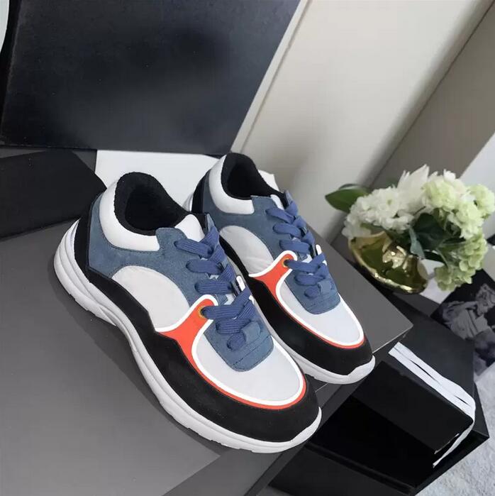 

designer luxury sneakers men women reflective casual shoes party velvet calfskin mixed fiber top quality with box, Color 100