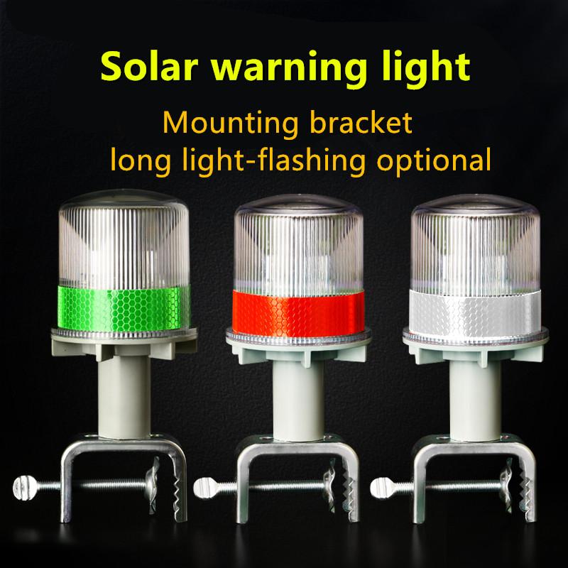 

Solar Lamps Marine LED Beacon Light, Navigation Signal Positioning Long On, Always Flashing Obstacle Light