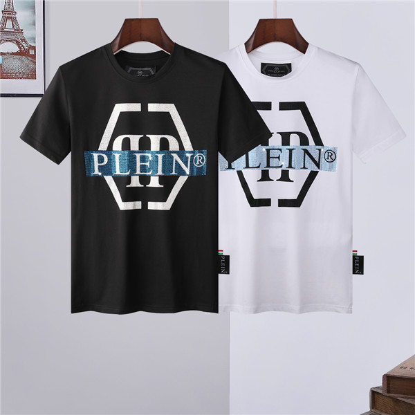 

2021 SS New Arrival High Quality Tide Brand Clothing Men's T-shirt Printed T-shirt Short Sleeve M-3XL 691, White;black