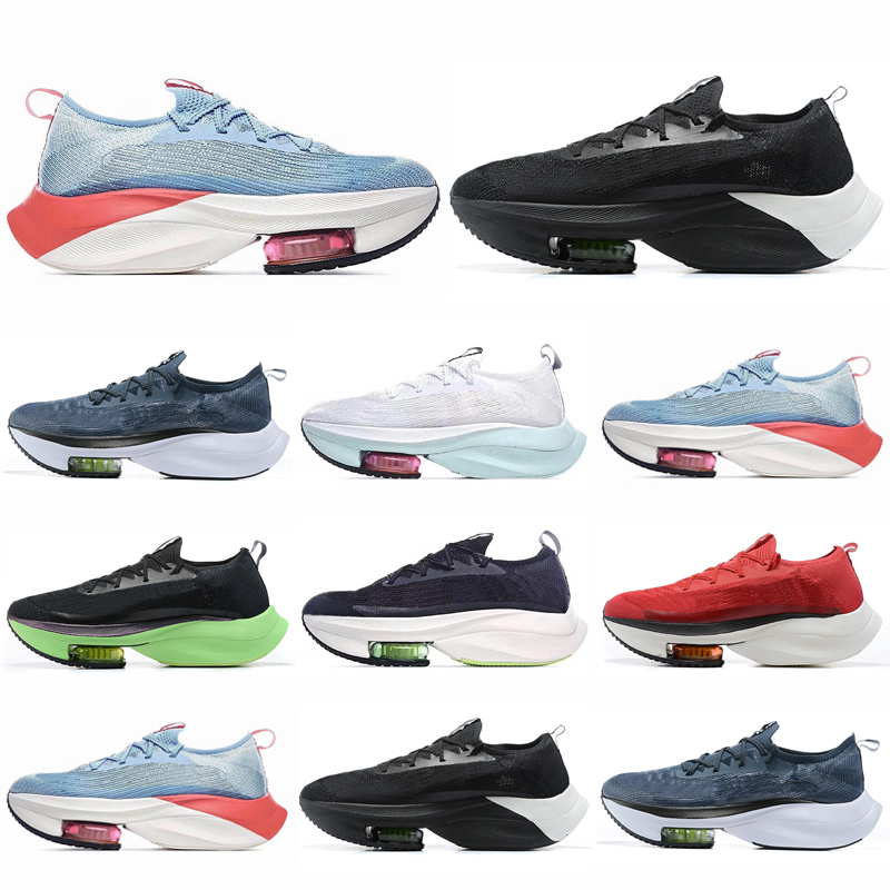 

Hot Sale ZoomX fly NEXT% Volt red Betrue White Green Mens Shoes For Women Breathable Men Sneakers Sports Trainers Size 36-45, Black