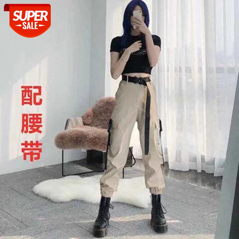 

Women Army Cargo Pants High Waist pantsCamouflage Loose Joggers Women Hip Hop HaremPants Streetwear Harajuku Pants #Ez3M, Black;white
