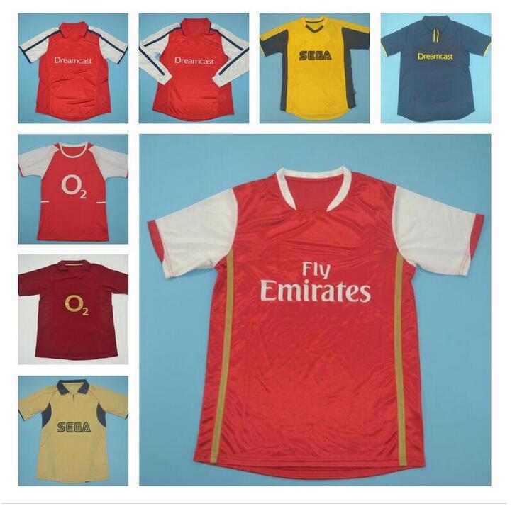 

All 2000-2009 retro jerseys vintage Soccer Jersey classic football shirt V.PERSIE PIRES BERGKAMP HENRY REYES VIEIRA LJUNGBERG FABREGAS RED, Long sleeve 02/03