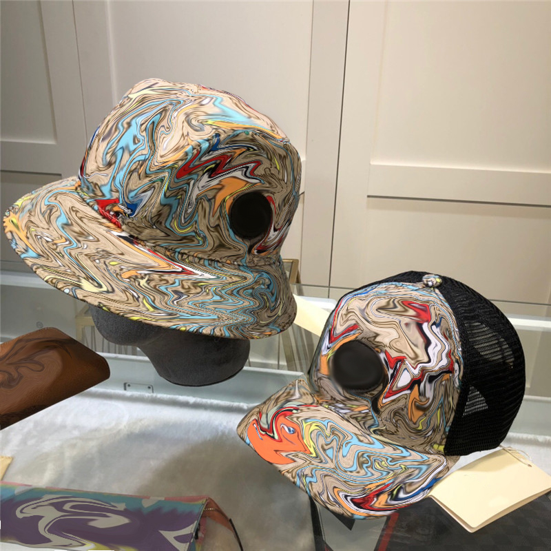 

Fashion Duck Printed Fisherman Hats Full Letters Designer Unisex Ball Hat Basin Caps Couple Women Men Caps Summer Travel Cap, 1#