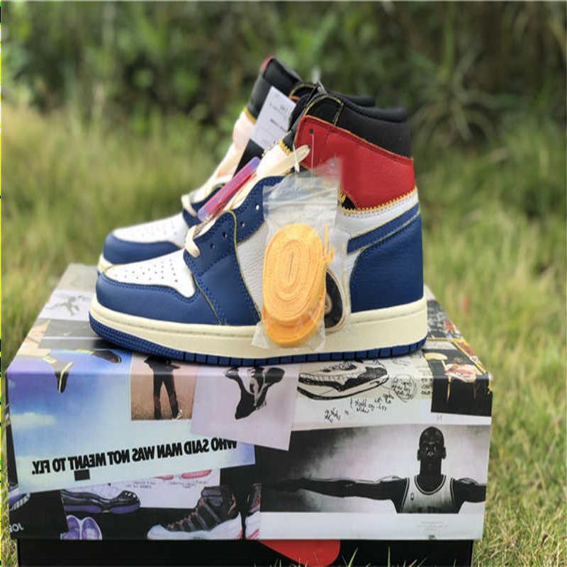 

Sneakers LA White 1 Union OG Storm Basketball Jumpman 1s Varsity Mens NRG Red Blue Shoes x Sports High Mwvlq, Black