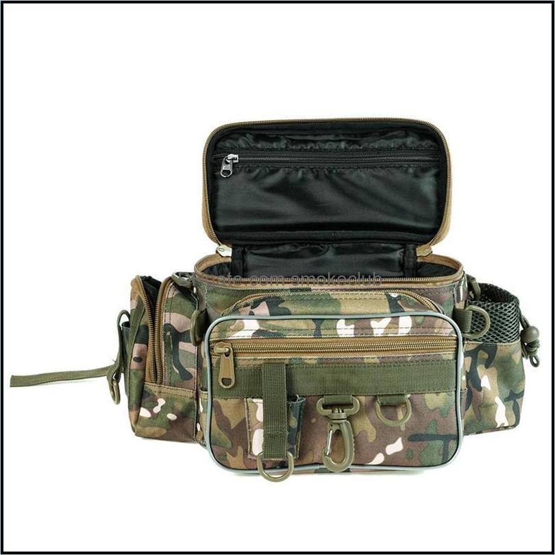 

Fishing Sports & Outdoorsfishing Aessories Mti-Purpose Bag Outdoor Tool Shoder Waist Drop Delivery 2021 Lart0