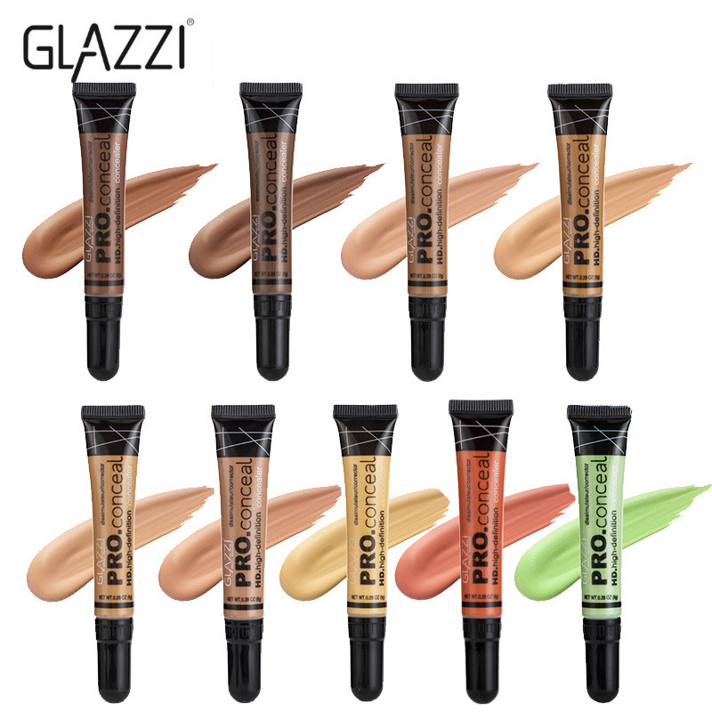 

GLAZZI 9 Colors Concealer Acne Contour Palette Makeup Contouring Foundation Waterproof Full Cover Dark Circles Cream