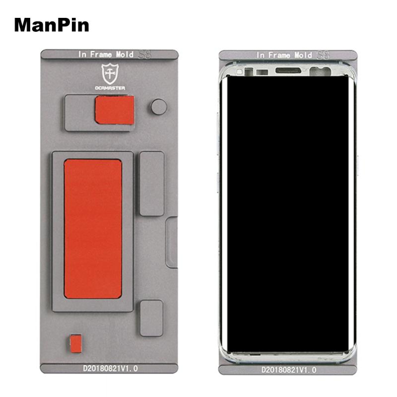 

Cell Phone Mounts & Holders LCD Screen Alignment Inframe Mold With Middle Frame Holder OCA Vacuum Laminating For S10 Plus S9 S8 Note, Note9