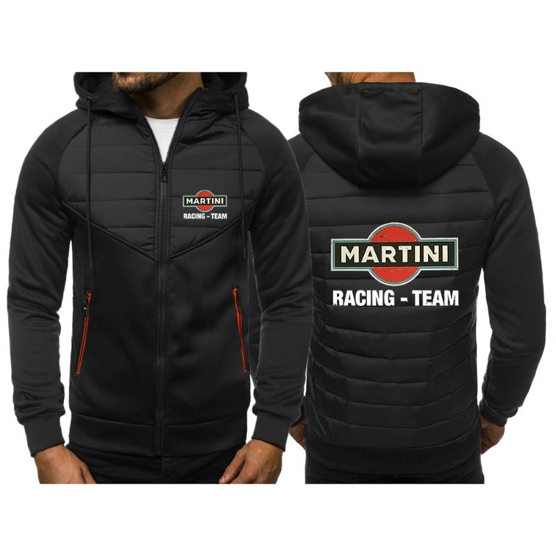 

Men' Hoodies & Sweatshirts Martini Racing 2021 Spring Autumn Hoodie Fashion Athletic Casual Cardigan Shoulder Zipper Hooded Jacket