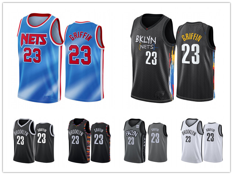 

Blake Griffin #23 Brooklyn Nets MEN 2020-21 City Classic basketball Jersey, Black