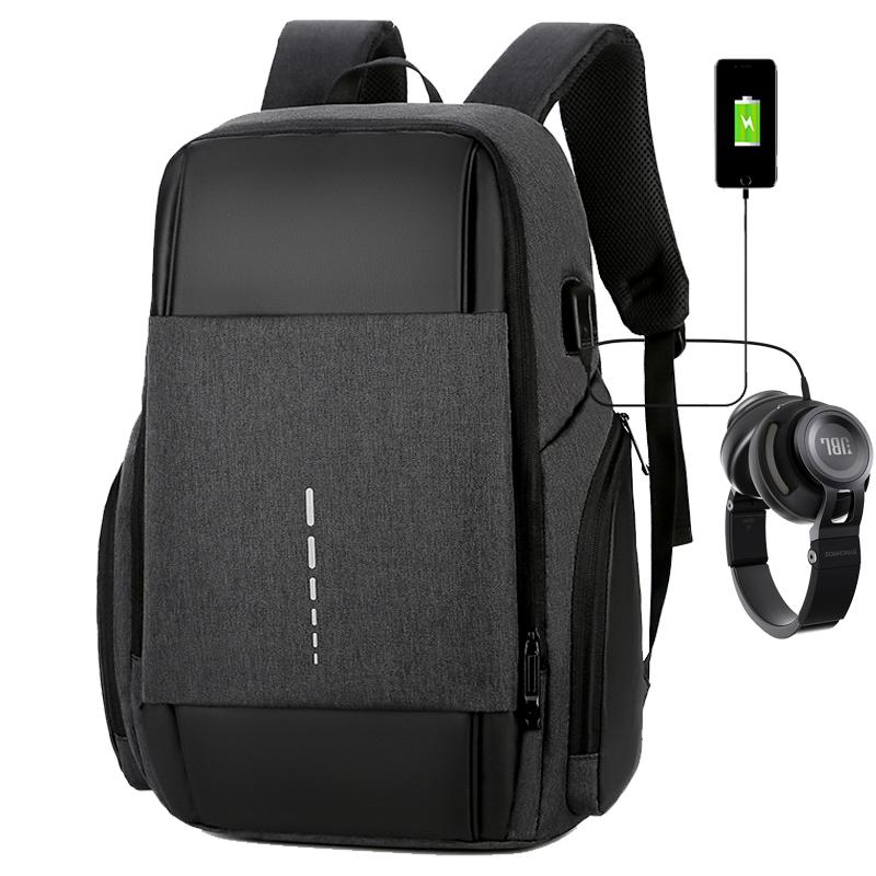 

Backpack Business Men's Multifunctional Waterproof Anti Theft 15.6 Inch Laptop Notebook USB Charging Outdoor Travel Bag, Black