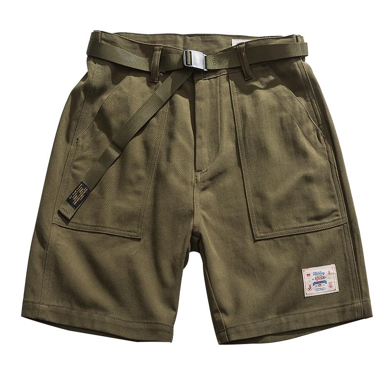 

Casual Vintage Mens Shorts Comfortable Punk Streetwear Cargo Shorts Clothing Baggy Bermuda Masculina Men' Clothing DH50DKN, Army green