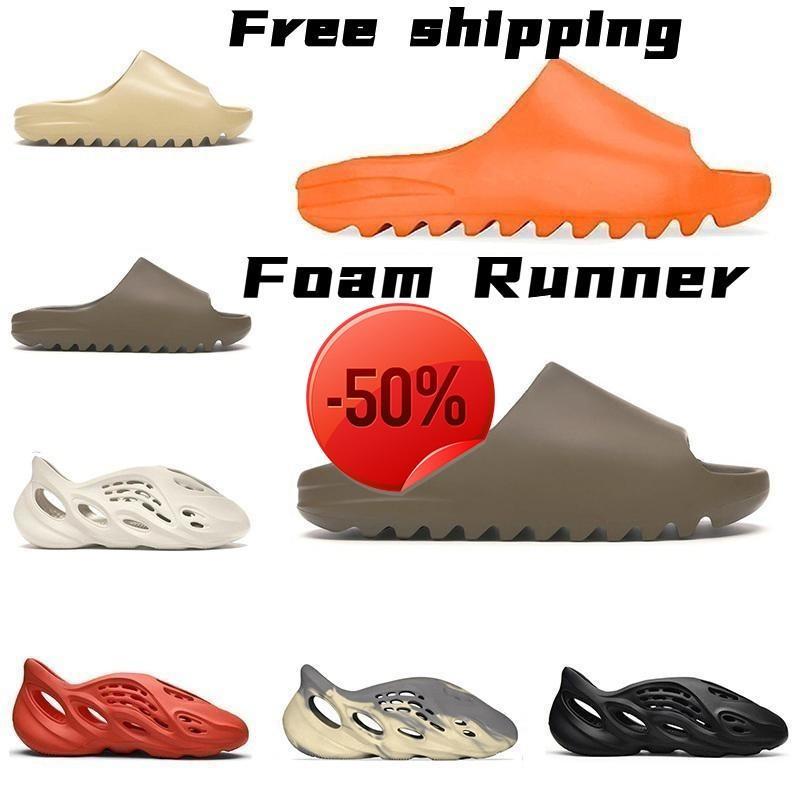 

Slipper Kanyes 2021 West Foam Runner Triple Brown Pure Slide Black Resin Bone Originals White Sand Tainers Outdoor Men 3 Gmx YEEZIES YEZZIES, 3 earth brown