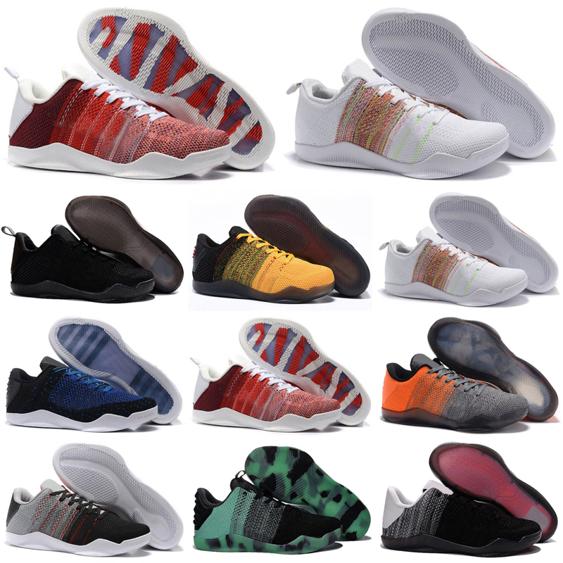 

Top quality Mamba 11 Elite Men Basketball Shoes Bruce Lee FTB White Red Horse Achilles Heel 11s Black Sports Sneakers, As photo 1