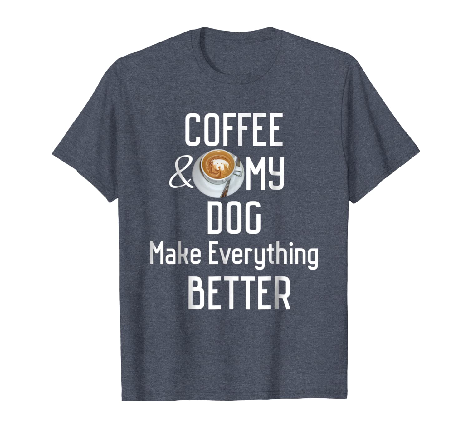 

coffee and dogs tshirt - coffee lover shirt, White;black