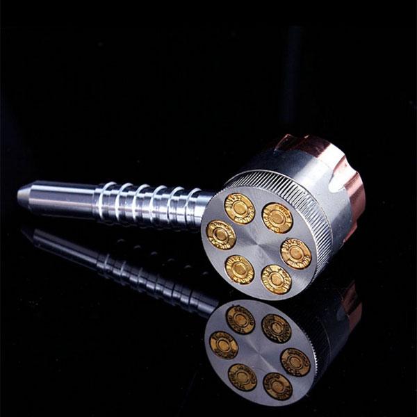 

Revolver Pipe Grinder Six Shooter Smoking Creative Grinder Smoke Crusher L23