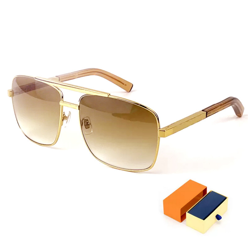 

Designer Men's Sunglasses High Quality Fashion Classic Glasses Millionaire Series Luxury Sunglasses Europe and America Mainstream Vogue 3 Colors UV400 Goggles