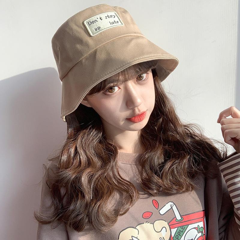 

Wide Brim Hats Bucket Hat Summer Spring Women Men Unisex Fisherman Cap Sun Visor Sunshade Student Korean Sunhat Flat Top Fashion Casual, Khaki