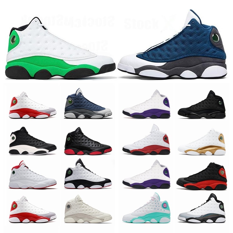 

New Playground Hyper Royal 13 13s Island Green Mens Women Basketball Shoes Bred Chicago Flint 13s He Got Game Lucky Green Sports Shoe, I need box