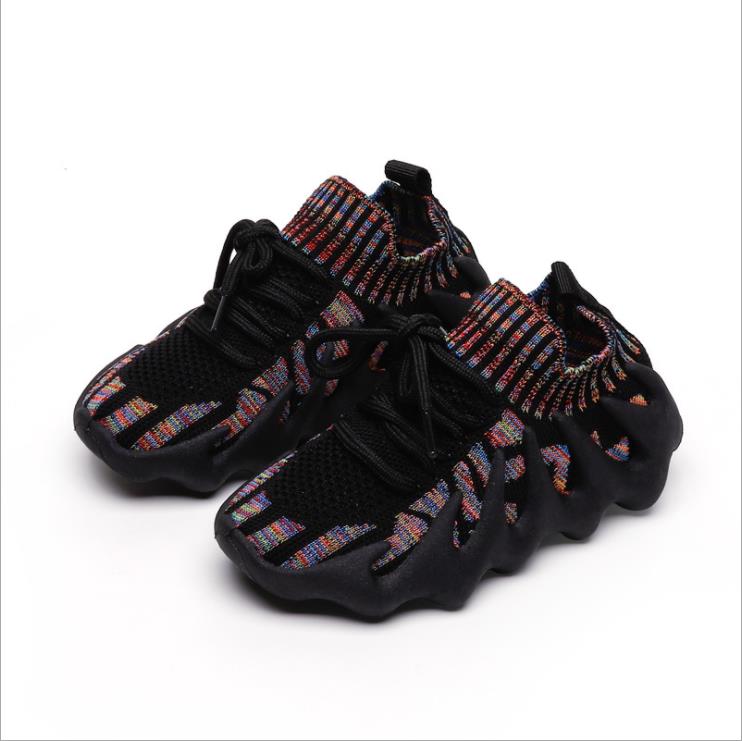 

Children Fashion Shoes Boys Girls Sneakers Toddler Little Big Kids Top Quality Trainers Designer Shoes knit sport shoes, Beige