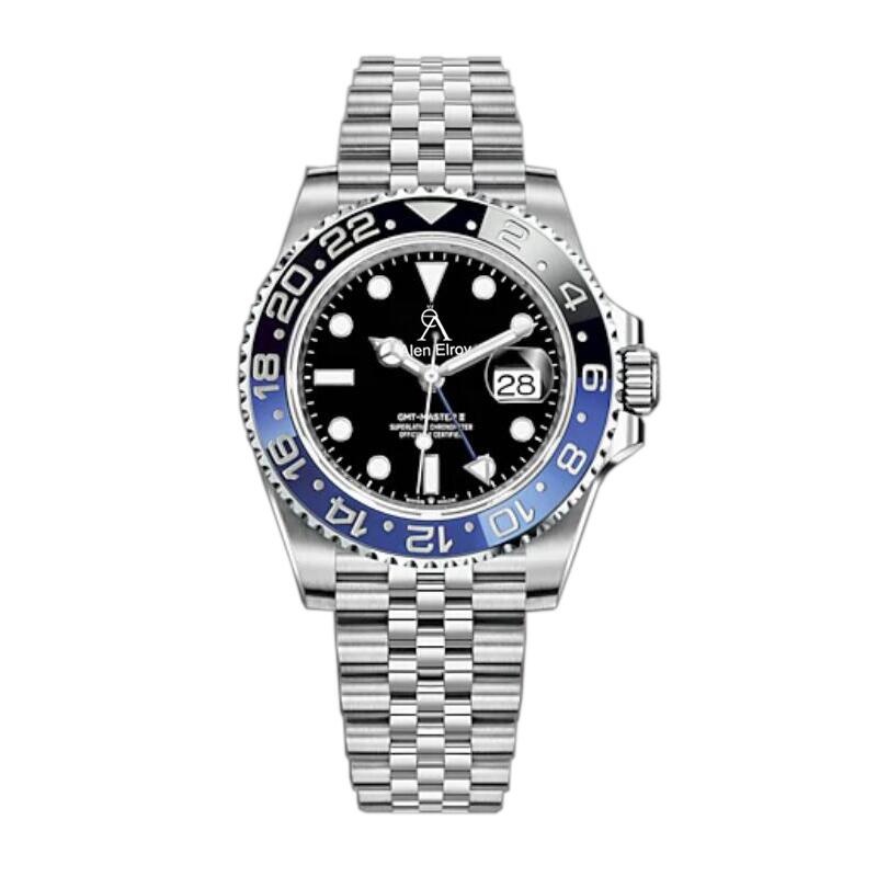 

U1 factory 9 types luxury mens watches Black&Blue Ceramic bezel Sapphire Glass Automatic Mechanical Movement Glide smooth second hand, Slivery;brown