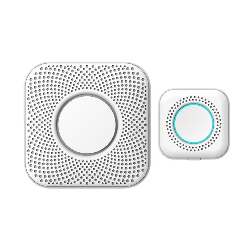 

Wireless Smart Doorbell ligent Home Door Bell 36 Songs Chimes Doorbell Home Security Bell Alarm LED Light EU Plug