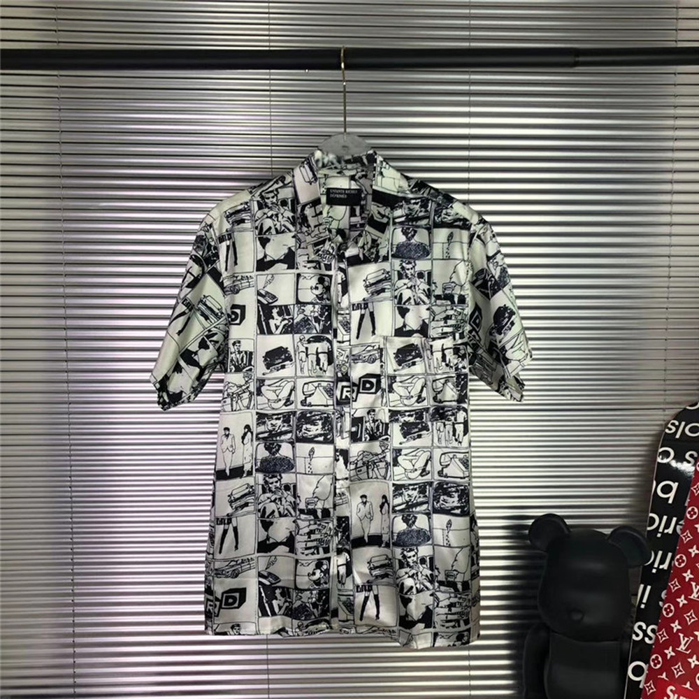 

2021 New Camisa Erd Desenhos Animados Das Mulheres Camiseta Superior Hip-hop Impresso Completa Tipo E.r.d Camisas Dos Homens Vestido Oome