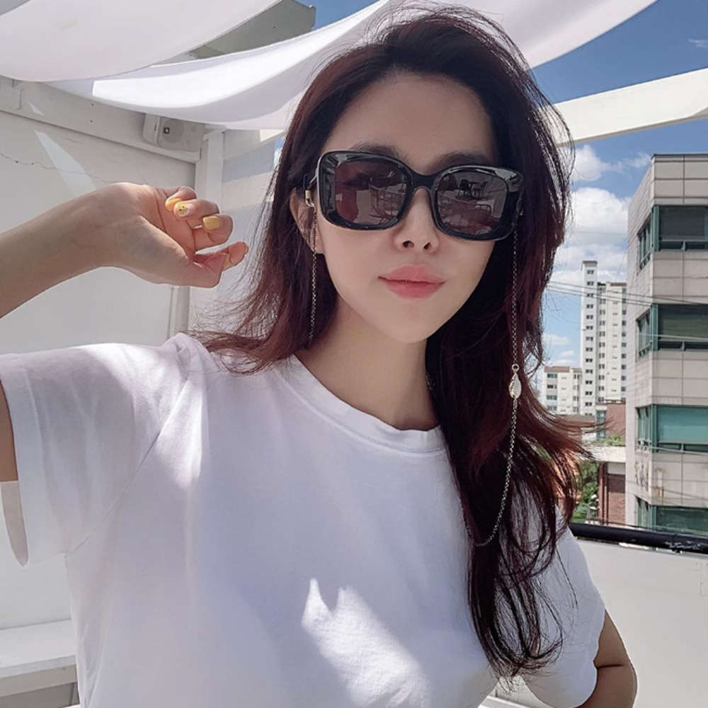 

2020 fashion new Sifang big frame men's and women's sunglasses driving on the street, Silver