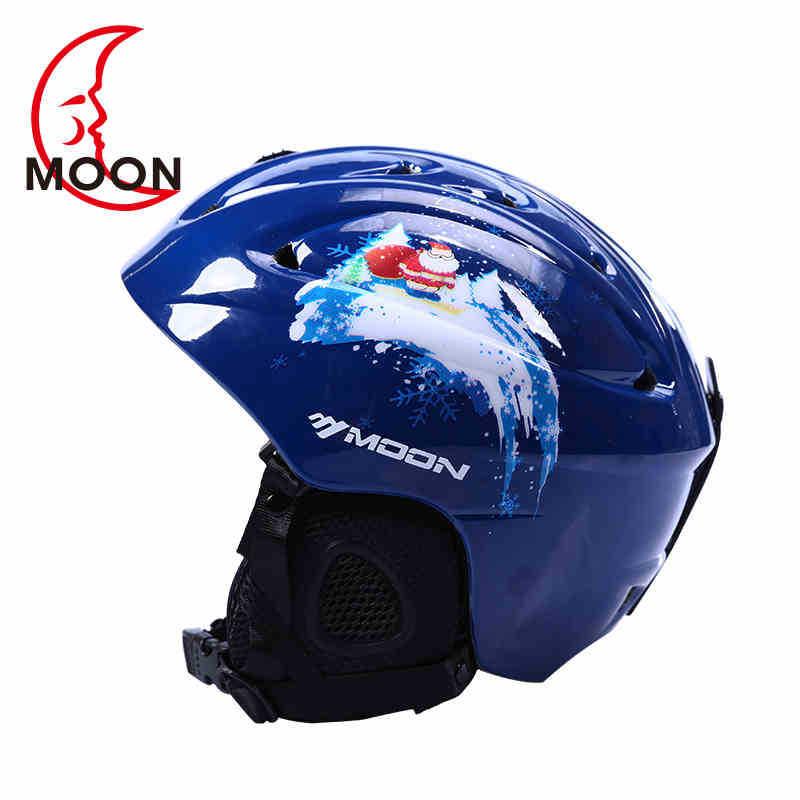 

Motorcycle Helmets Moonon Ski Helmet Autumn And Winter Men' Women' Single Board Double Skiing Protective Equipment, Black
