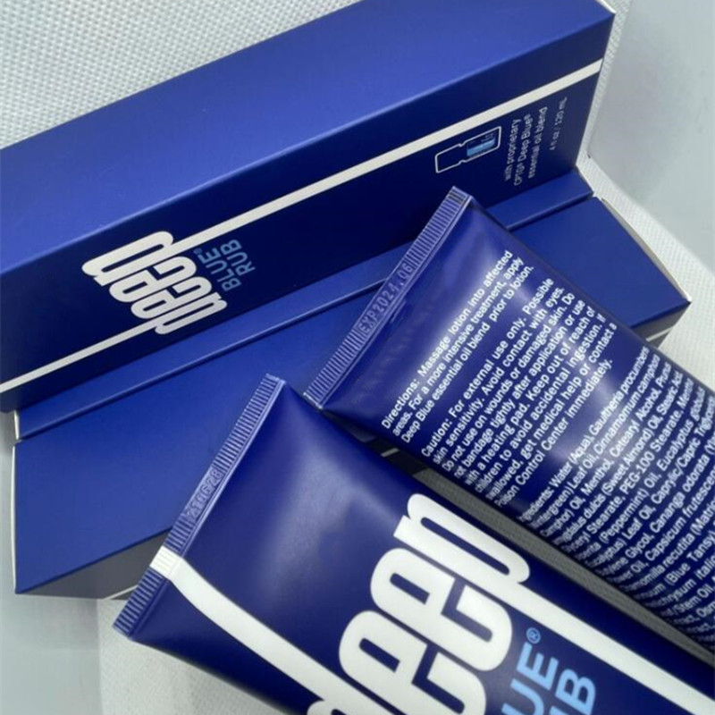 

STOCK Deep Blue Rub Topical Cream With Essential Oils 120ml, Customize